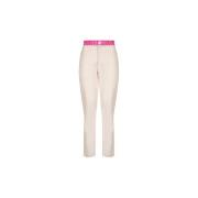 Licht Beige & Reckless Pink Broek Takaturna , Beige , Dames