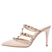 Pre-owned Leather sandals Valentino Vintage , Pink , Dames
