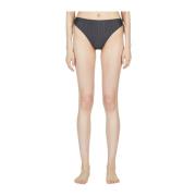 Gestreepte Zelfstrik Bikini Broekjes Ziah , Gray , Dames