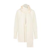 Witte Zijden Foulard Blouse Givenchy , Beige , Dames