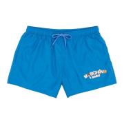 Swim shorts Moschino , Blue , Heren