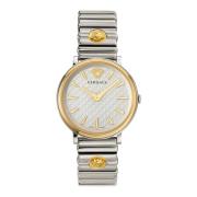 V Circle Dameshorloge Bicolor Versace , Multicolor , Dames