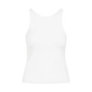 Witte Cashmere Tank Top Milano Steek Max Mara , White , Dames