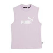 Dames Slim Logo Tanktop Puma , Purple , Dames