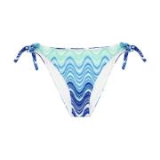 Verstelbare zijband bikini broekjes MC2 Saint Barth , Blue , Dames