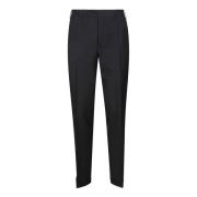 Wollen Regular Fit Broek Canali , Blue , Heren