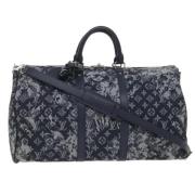 Pre-owned Canvas louis-vuitton-bags Louis Vuitton Vintage , Black , Da...