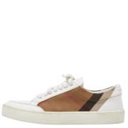 Pre-owned Canvas sneakers Burberry Vintage , White , Dames