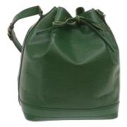 Pre-owned Leather shoulder-bags Louis Vuitton Vintage , Green , Dames
