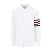 Witte Casual Herenshirt Thom Browne , White , Heren