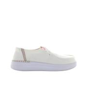 Lage damesschoenen Hey Dude , White , Dames