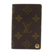 Pre-owned Canvas wallets Louis Vuitton Vintage , Brown , Dames