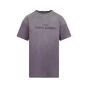 Paarse Dames T-shirt met Uniek Ontwerp Maison Margiela , Purple , Dame...