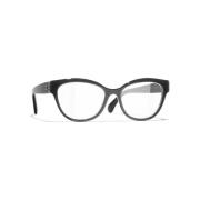 Originele voorgeschreven bril met 3 jaar garantie Chanel , Black , Dam...