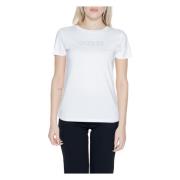 Dames T-shirt Lente/Zomer Collectie Guess , White , Dames