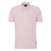 Pallas Polo Shirt Hugo Boss , Pink , Heren