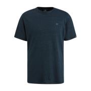 Linnen Jersey Ronde Hals T-shirt Vanguard , Blue , Heren