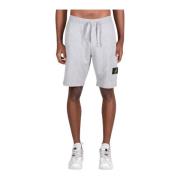 Katoenen Shorts 100%Co/100%Co Stone Island , Gray , Heren