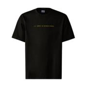 Grafisch Badge T-shirt - Metropolis Serie C.p. Company , Black , Heren