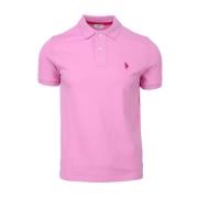 Klassieke Polo Shirt U.s. Polo Assn. , Pink , Heren