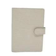 Pre-owned Leather wallets Louis Vuitton Vintage , White , Dames