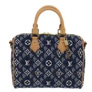 Pre-owned Canvas louis-vuitton-bags Louis Vuitton Vintage , Blue , Dam...