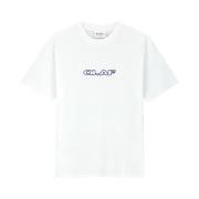 Outline Tee Olaf Hussein , White , Heren