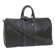 Pre-owned Canvas travel-bags Louis Vuitton Vintage , Black , Dames