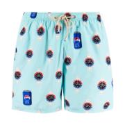 Lichtgewicht zwemboxershorts MC2 Saint Barth , Blue , Heren