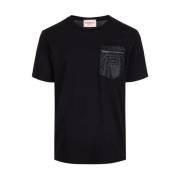 Zwart Logo T-shirt met Zak Iceberg , Black , Heren