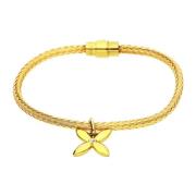 Gouden Thriving Flora Roestvrijstalen Armband Esprit , Yellow , Dames