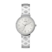 Dames Motief Analoge Roestvrijstalen Horloge Guess , Gray , Dames