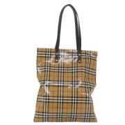 Pre-owned Canvas totes Burberry Vintage , Beige , Dames