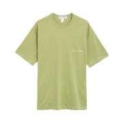 Logo Tee Shirt Knit Oversize Fit Comme des Garçons , Green , Heren