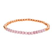 Roségoud/lila Spheres Armband Esprit , Multicolor , Unisex