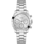 Elegante Zilveren Roestvrijstalen Horloge Guess , Gray , Dames