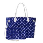 Pre-owned Leather shoulder-bags Louis Vuitton Vintage , Blue , Dames