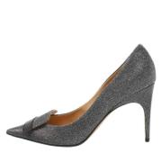 Pre-owned Fabric heels Sergio Rossi Pre-owned , Gray , Dames