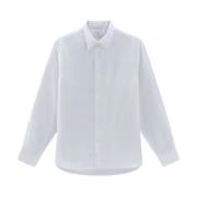 Stijlvolle Herenshirts Collectie Woolrich , White , Heren