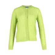 Pre-owned Wool outerwear Prada Vintage , Green , Dames