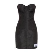 Zwarte Mouwloze Jurk Aw23 Dolce & Gabbana , Black , Dames