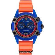 Sport Chrono Active Horloge Versace , Blue , Unisex