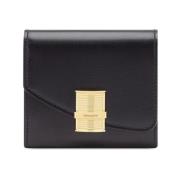 Nero Portemonnee Salvatore Ferragamo , Black , Dames