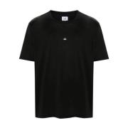 Zwarte T-shirts & Polos Ss24 C.p. Company , Black , Heren