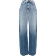 Blauwe Tinten Flip Jeans 3X1 , Blue , Dames