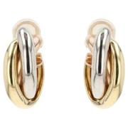 Pre-owned Yellow Gold earrings Cartier Vintage , Multicolor , Dames