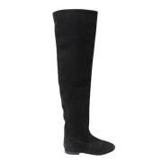 Pre-owned Suede boots Isabel Marant Pre-owned , Black , Dames