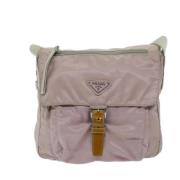 Pre-owned Fabric shoulder-bags Prada Vintage , Pink , Dames