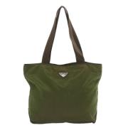 Pre-owned Fabric shoulder-bags Prada Vintage , Green , Dames