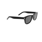 Slanke zonnebril Saint Laurent , Black , Unisex